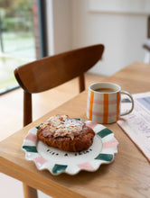 Load image into Gallery viewer, Check Pattern Hand Painted Mug
