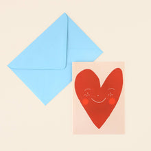 Load image into Gallery viewer, Wonky Heart Love Card | Anniversary | Valentine's Day