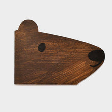 Load image into Gallery viewer, Brown Bear Shaped Greeting Card