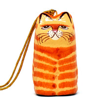 Load image into Gallery viewer, Hand Painted Papier Mâché Cat Ornaments