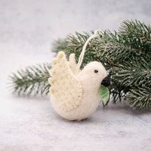 Load image into Gallery viewer, Felt White Dove Tree Decoration
