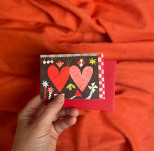 Load image into Gallery viewer, Two Hearts Mini Card