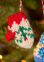 Load image into Gallery viewer, Hand Knitted Mittens - Tree Decoration