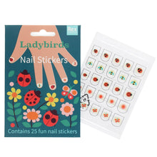 Load image into Gallery viewer, Children's Nail Stickers - Ladybird