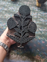 Load image into Gallery viewer, Block Printed Saffron Card
