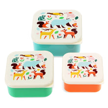 Load image into Gallery viewer, Snack Boxes (Set of 3) - Woodland