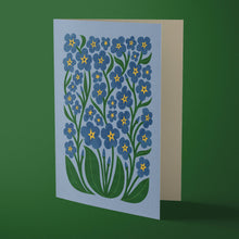 Load image into Gallery viewer, Forget Me Not | Modern-Retro Floral Reusable Greeting Card