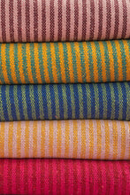 Load image into Gallery viewer, Recycled Cotton Striped Throw