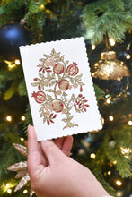 Load image into Gallery viewer, Block Printed Scarlet Card