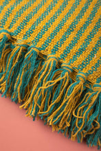 Load image into Gallery viewer, Recycled Cotton Striped Throw