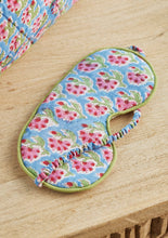 Load image into Gallery viewer, Reversible Block Print Eye Mask