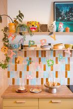Load image into Gallery viewer, Bright Happy Birthday Sewn Garland