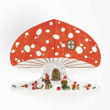 Load image into Gallery viewer, Snowy mushroom card