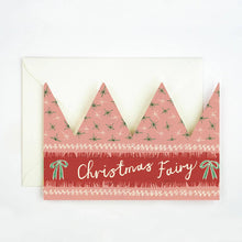 Load image into Gallery viewer, Christmas Fairy Party Hat Card