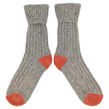 Load image into Gallery viewer, Unisex Recycled Silk Blend Ribbed Socks
