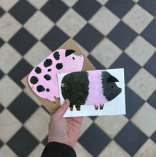 Load image into Gallery viewer, Spotty Pig Card