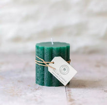 Load image into Gallery viewer, Emerald Pillar Candles