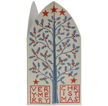 Load image into Gallery viewer, Very Merry Christmas Winter Trees Triptych Card - Cambridge Imprint