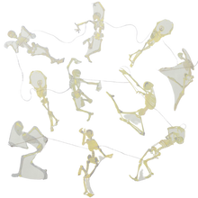 Load image into Gallery viewer, Dancing Skeleton Halloween Garland - East End Press