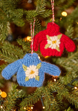 Load image into Gallery viewer, Hand Knitted & Embroidered Jumper - Tree Decoration