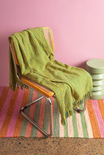 Load image into Gallery viewer, Recycled Cotton Striped Throw
