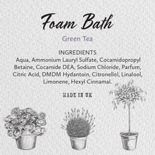Load image into Gallery viewer, Green Tea Bath Foam - 300ml