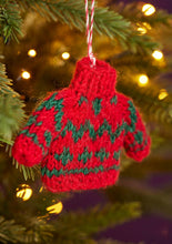 Load image into Gallery viewer, Fair Isle Wool Jumper - Tree Decoration