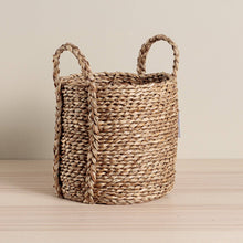 Load image into Gallery viewer, Jobu Round Seagrass Basket with Handles - Medium