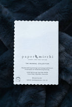 Load image into Gallery viewer, Block Printed Scarlet Card