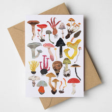 Load image into Gallery viewer, Mushrooms Greeting Card