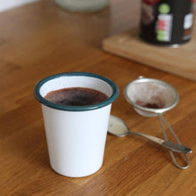 Load image into Gallery viewer, 300ml White Enamel Tumbler