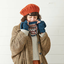 Load image into Gallery viewer, Cable Knit Wool Beret Hat