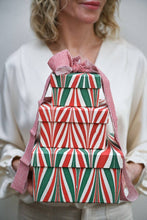 Load image into Gallery viewer, Block Printed Ribbon (3M) - Mini Red Gingham