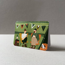 Load image into Gallery viewer, Green Tent Card