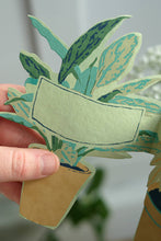 Load image into Gallery viewer, Plant Pot Concertina Greeting Card