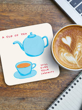 Load image into Gallery viewer, David Shrigley Coaster - Cup Of Tea