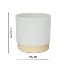 Load image into Gallery viewer, Enos Ceramic Indoor Plant Pot H13.5cm D13cm