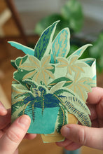 Load image into Gallery viewer, Plant Pot Concertina Greeting Card