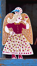 Load image into Gallery viewer, Letterpress Paper Cut Out Decoration - Angel - Printed Peanut