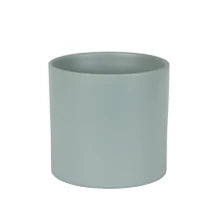 Load image into Gallery viewer, Matt Grey Cylindrical Ceramic Pot