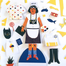 Load image into Gallery viewer, Cut Out & Dress Up Paper Doll