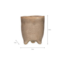 Load image into Gallery viewer, Footed Positano Pots - Stone