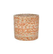 Load image into Gallery viewer, Woven Basket - Pumpkin &amp; Natural Jute,  lined
