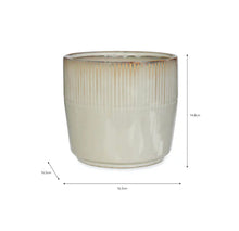 Load image into Gallery viewer, Hillesley Pot - Beige with Etching