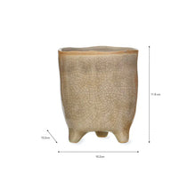 Load image into Gallery viewer, Footed Positano Pots - Stone