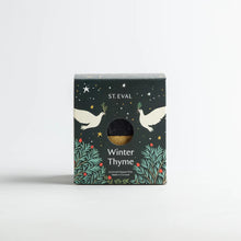 Load image into Gallery viewer, St. Eval - Gold Dipped Pillar Candle - Winter Thyme