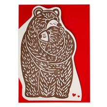 Load image into Gallery viewer, Bear Hug - Cut-Out Card
