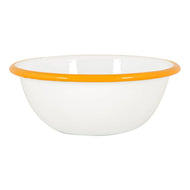 Enamel Bowl - 16cm - Yellow