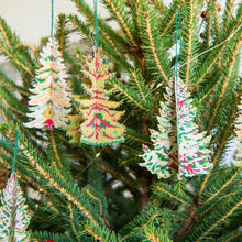 Load image into Gallery viewer, Forest Paper Ornaments
