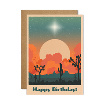 Load image into Gallery viewer, Happy Birthday Sunset Card
